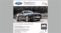 Desktop Screenshot of ford-dorn.de